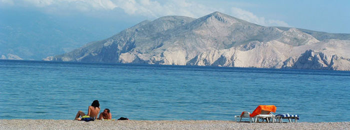 Baška - Krk Island - The beach